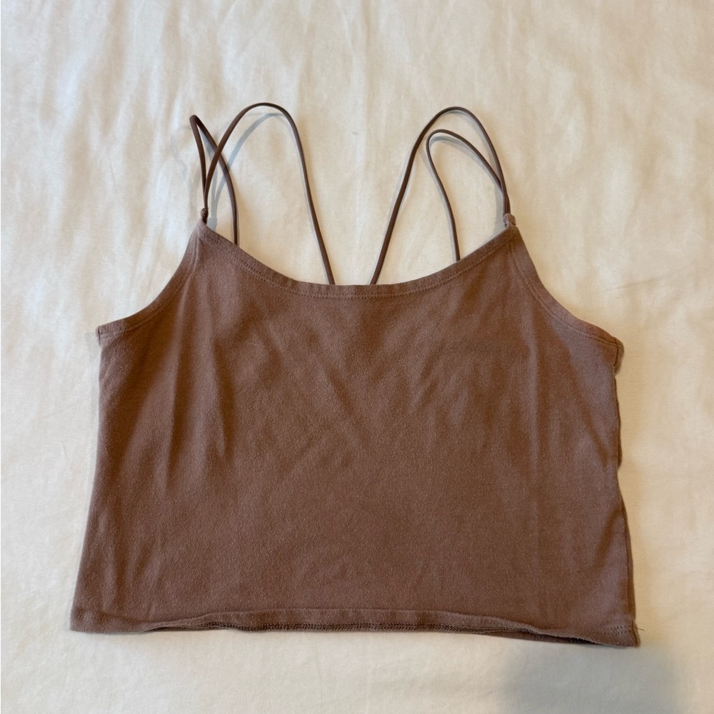 Abercrombie & Fitch Tan Camisole Top
